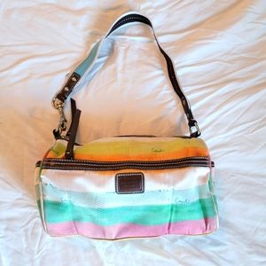Coach Multi Colored Barrel Purse